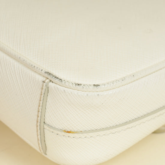 Prada White Mini Crossbody Bag