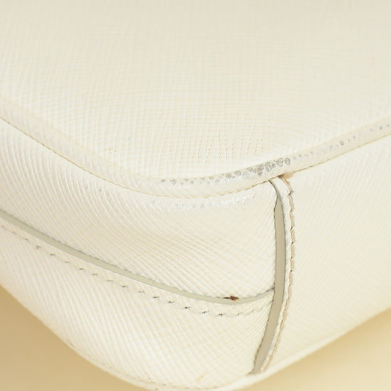 Prada White Mini Crossbody Bag