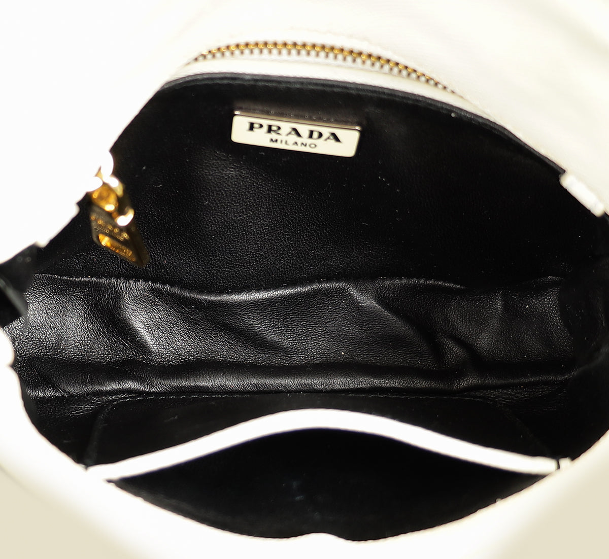 Prada White Mini Crossbody Bag