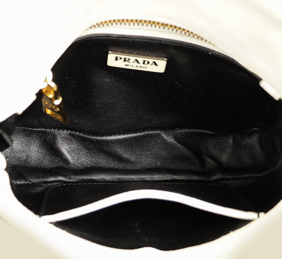 Prada White Mini Crossbody Bag