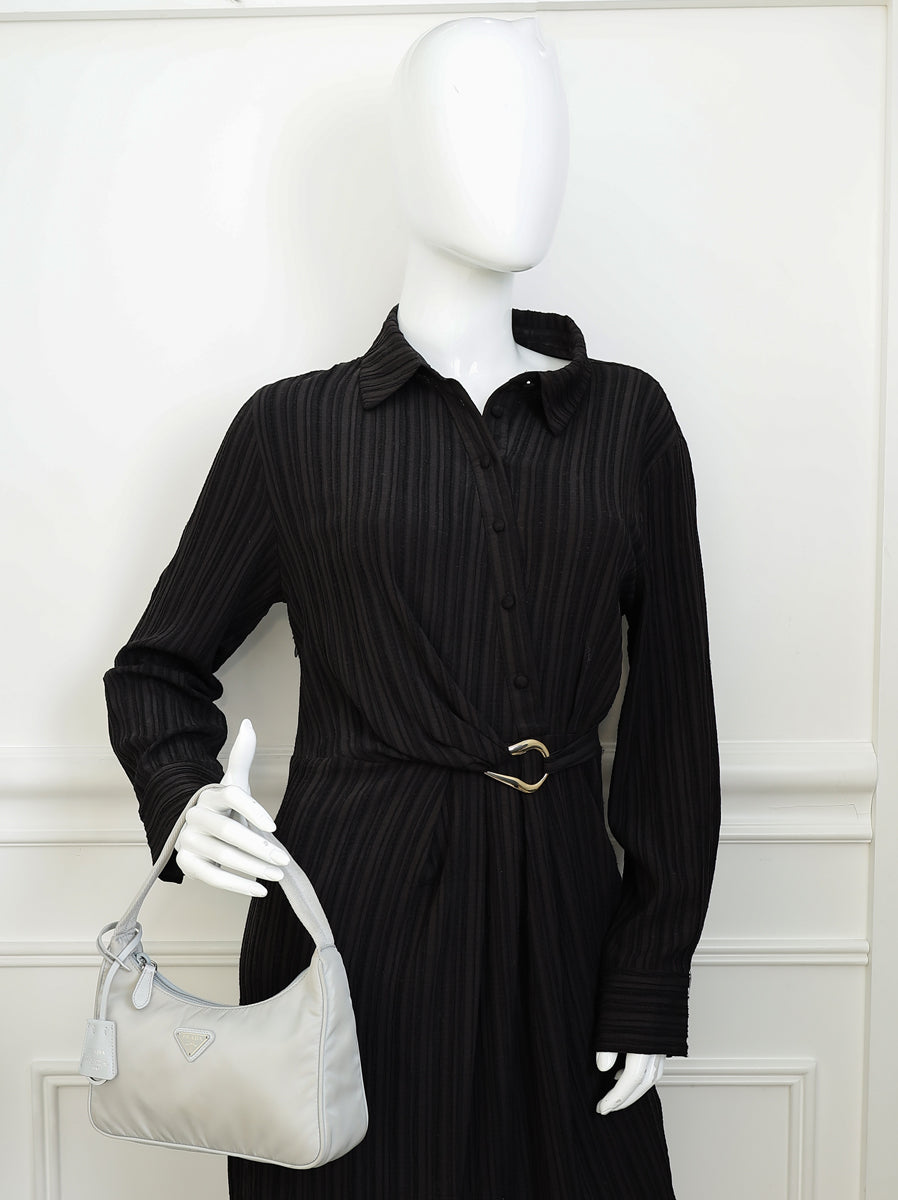 Prada Grey Re-Nylon Re-Edition 2000 Mini Bag