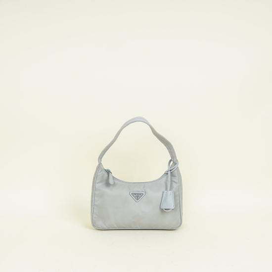 Prada Grey Re-Nylon Re-Edition 2000 Mini Bag