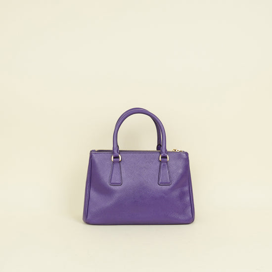 Prada Violet Lux Galleria Tote Small Bag