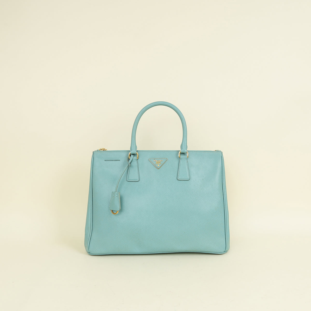 Prada Light Blue Aqua Galleria XL Tote Bag