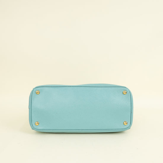Prada Light Blue Aqua Galleria XL Tote Bag