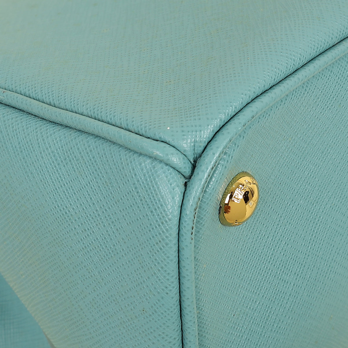 Prada Light Blue Aqua Galleria XL Tote Bag