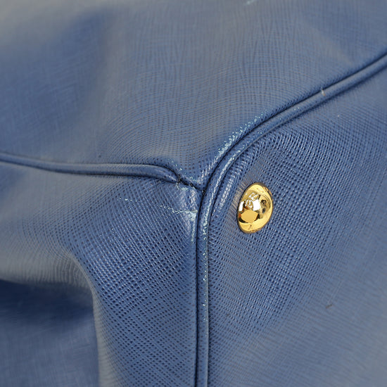 Prada Navy Blue XXL Galleria Tote Bag