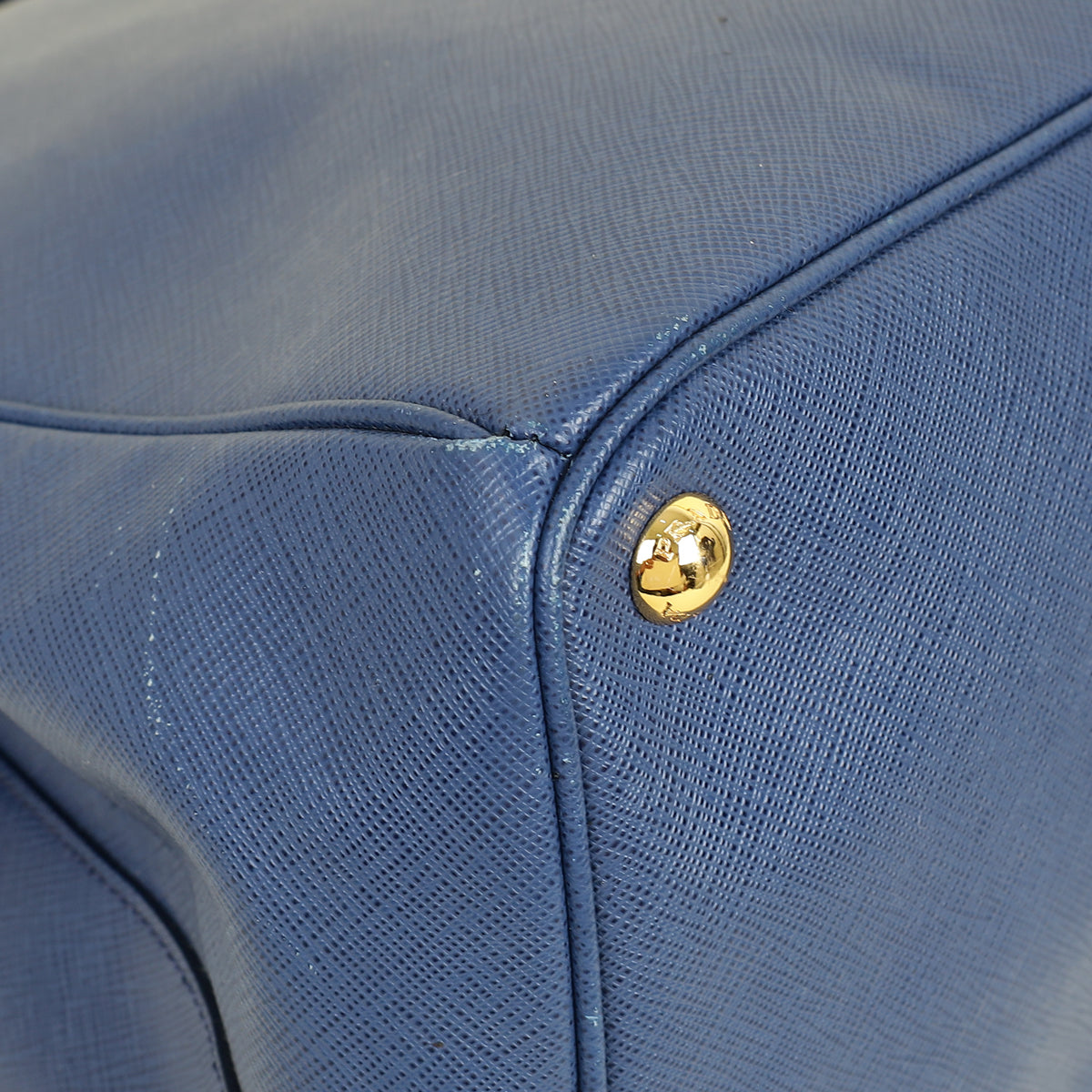 Prada Navy Blue XXL Galleria Tote Bag