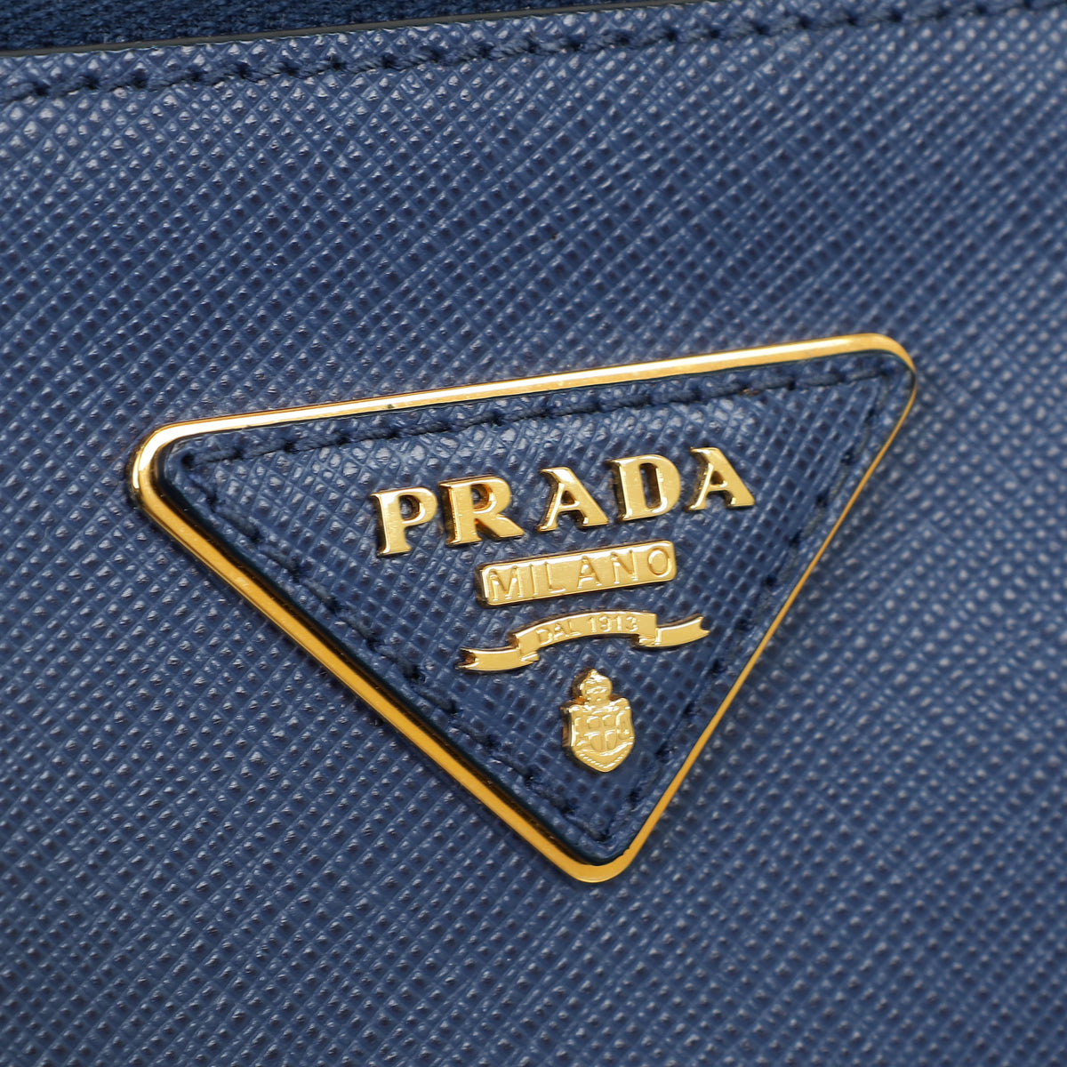 Prada Navy Blue XXL Galleria Tote Bag