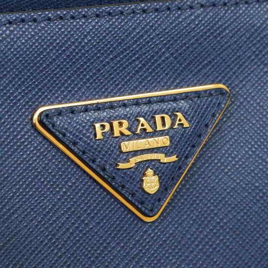 Prada Navy Blue XXL Galleria Tote Bag