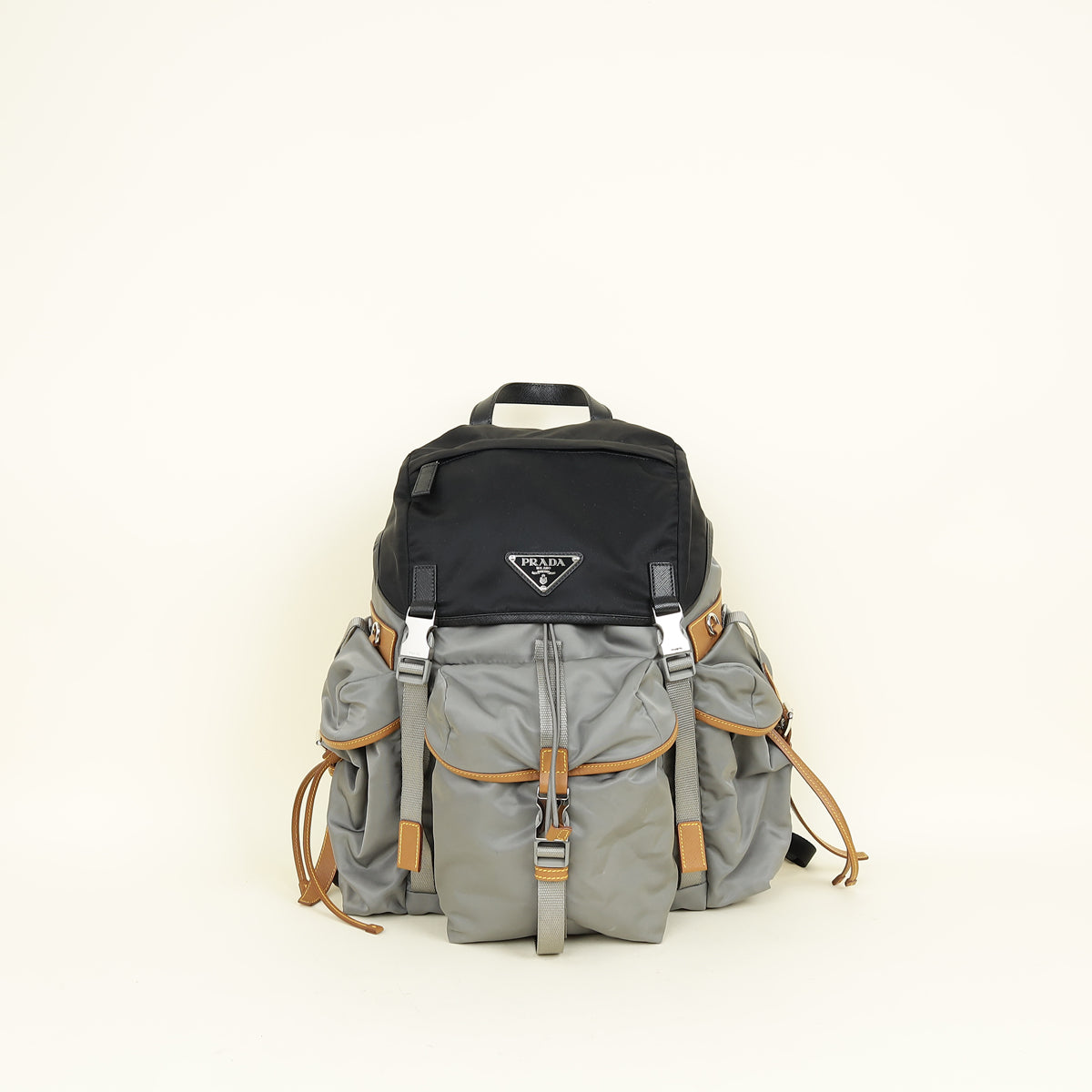 Prada Tricolor Tessuto Montagne Backpack Bag