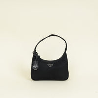 Prada Black Re-Nylon Re-Edition 2000 Mini Bag