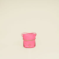 Prada Peonia Petit Re-Nylon & Nappa Bucket Bag