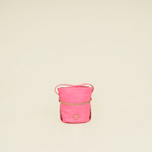 Prada Peonia Petit Re-Nylon & Nappa Bucket Bag
