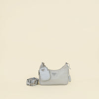 Prada Grey Re-Nylon Re-Edition 2005 Bag
