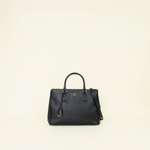 Prada Black Galleria Large Tote Bag