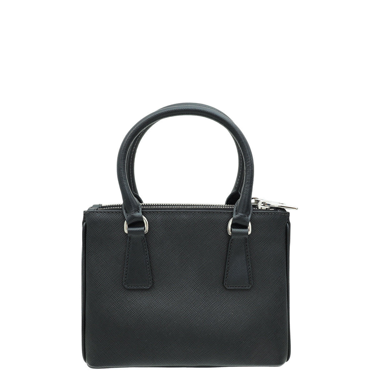 Prada Black Lux Crystal Galleria Mini Bag-Prada-THE CLOSET