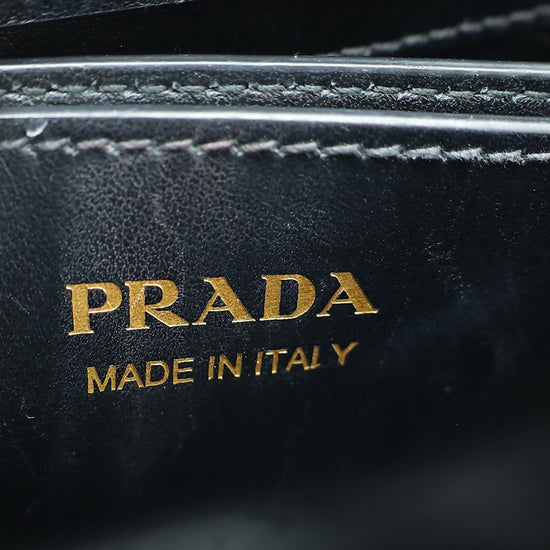 Prada Black Cuir Matinee Medium Bag