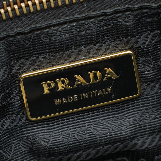 Prada Black Lux Galleria XL Tote Bag