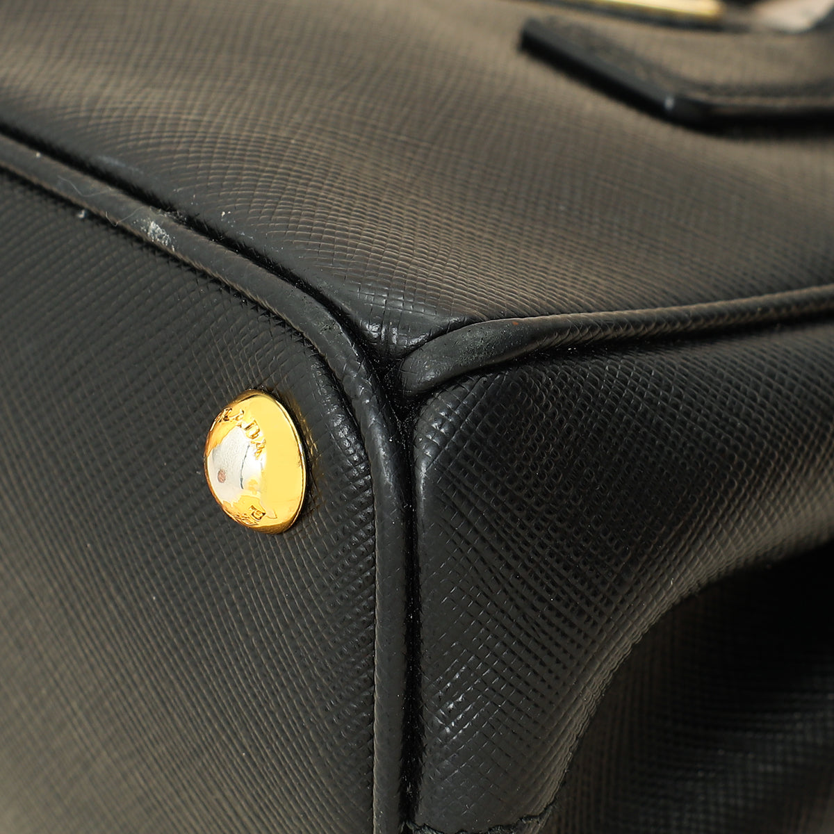 Prada Black Lux Micro Galleria Bag-Prada-THE CLOSET