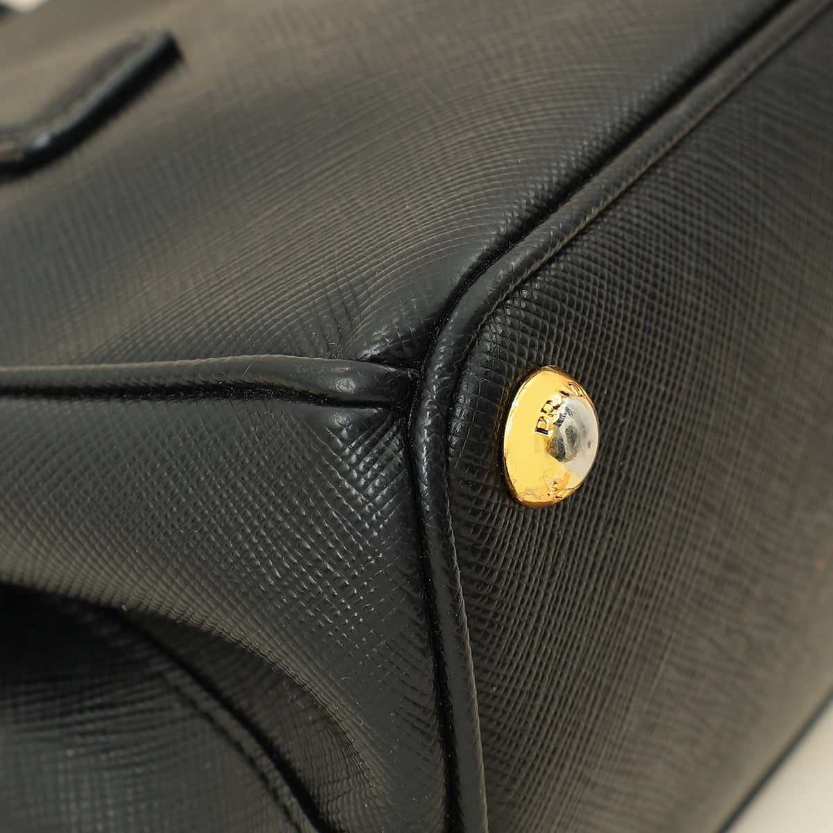 Prada Black Lux Micro Galleria Bag-Prada-THE CLOSET