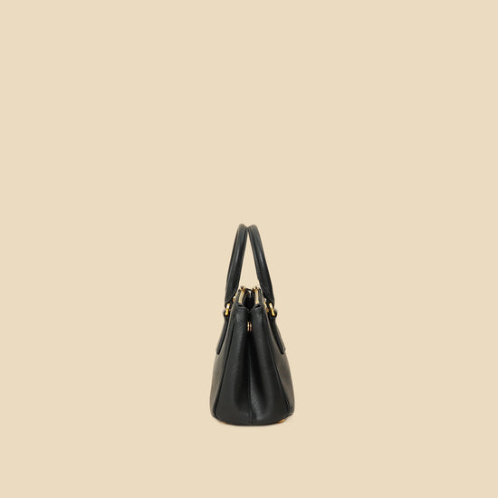 Prada Black Lux Micro Galleria Bag-Prada-THE CLOSET