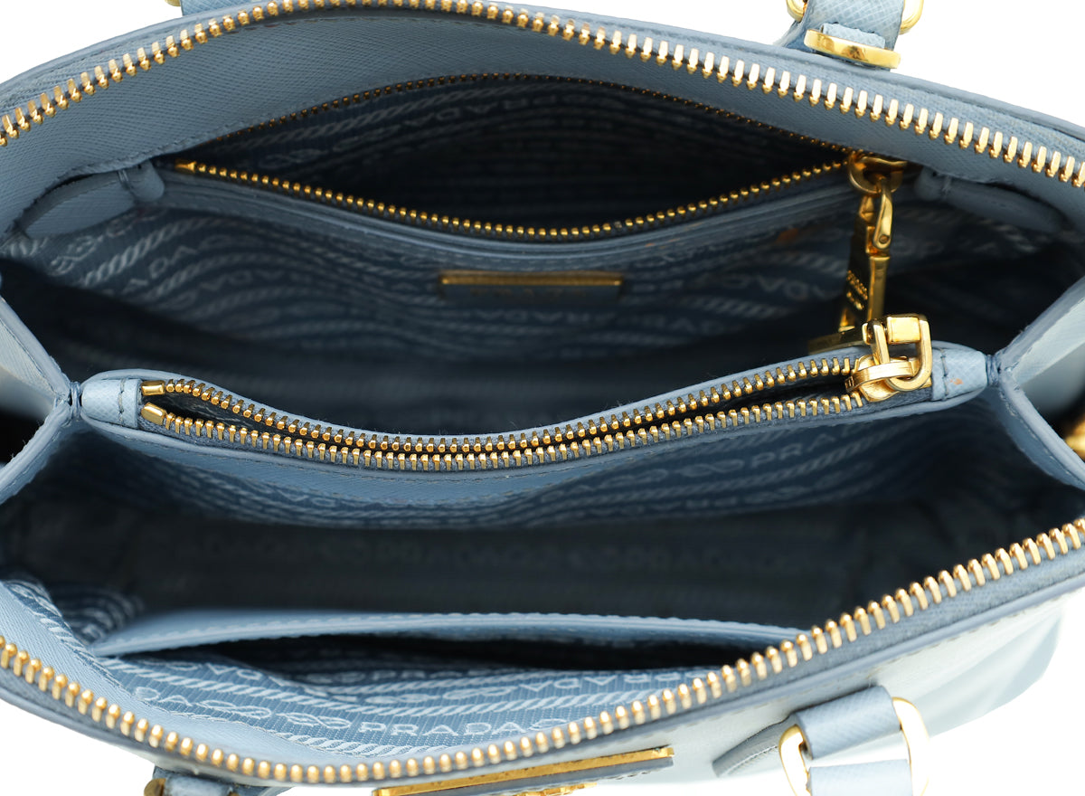 Prada Blue Lux Promenade Small Bag