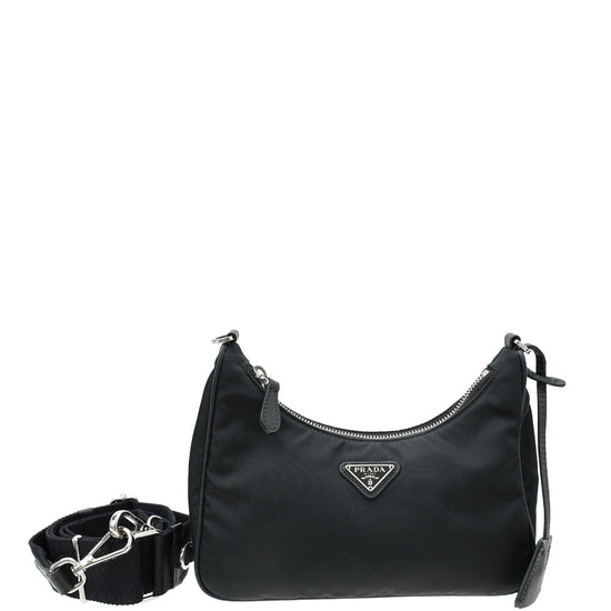 Prada Black Re-Nylon 2005 Re-Edition Mini Bag