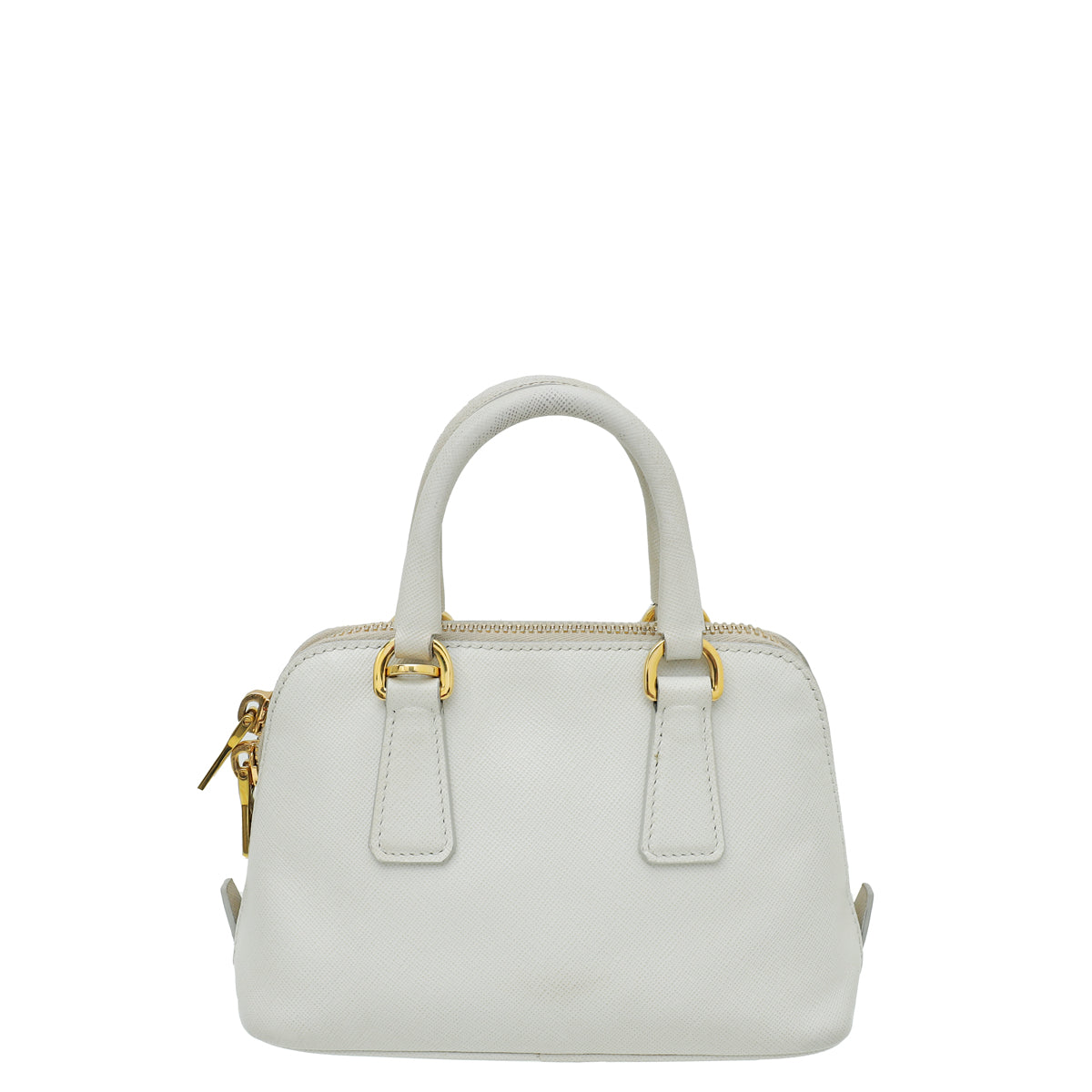 Prada White Lux Promenade Mini Bag-Prada-THE CLOSET