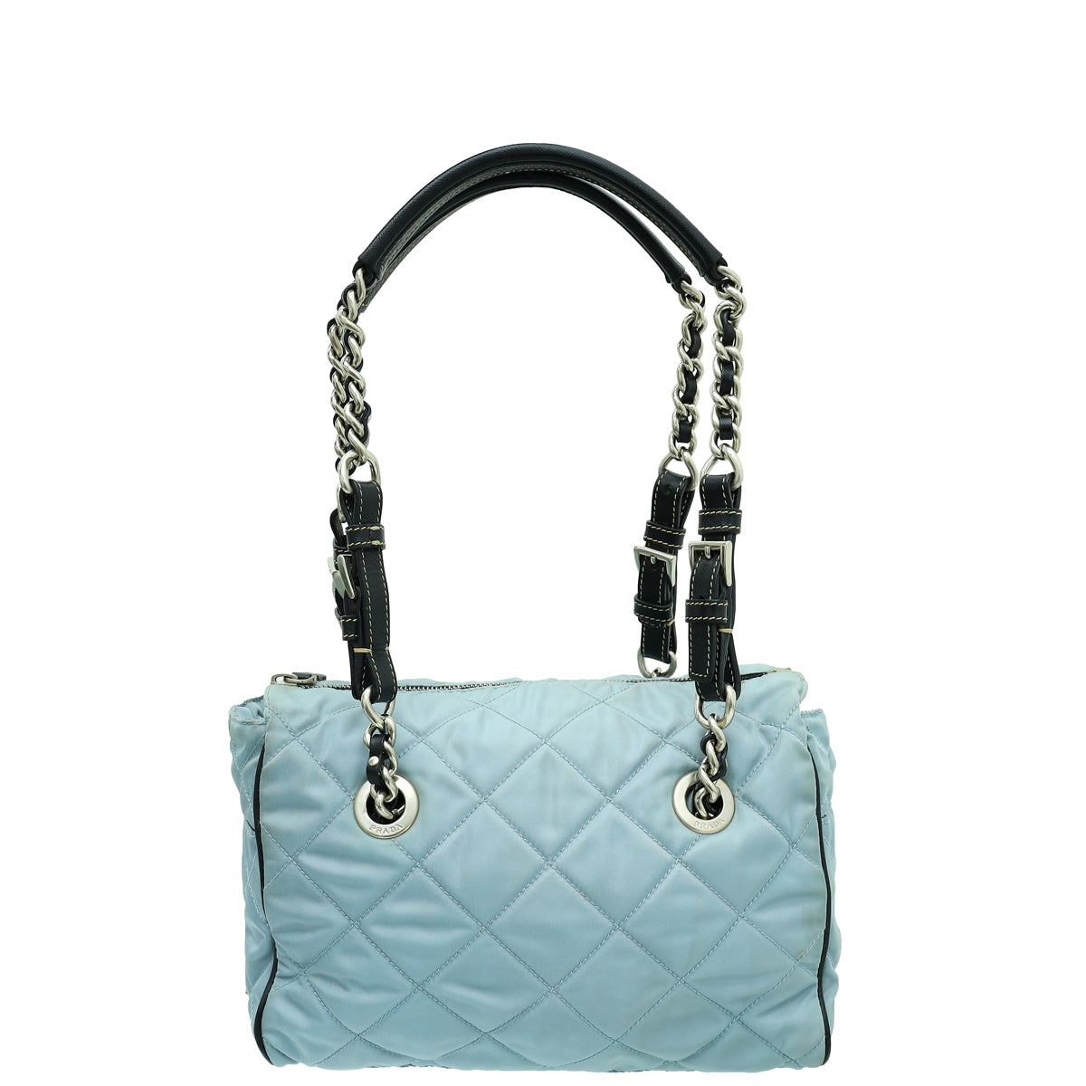 Prada Grey Nylon Quilted Shoulder Bag-Prada-THE CLOSET