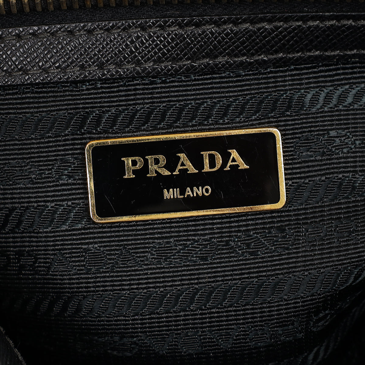 Prada Black Lux Gardener's Small Tote Bag-Prada-THE CLOSET