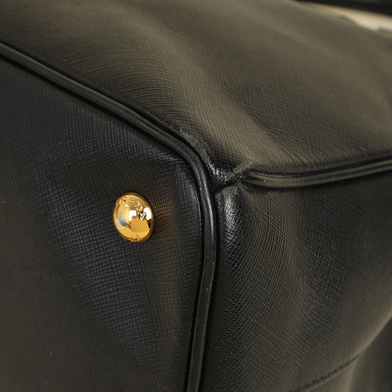 Prada Black Lux Gardener's Small Tote Bag-Prada-THE CLOSET