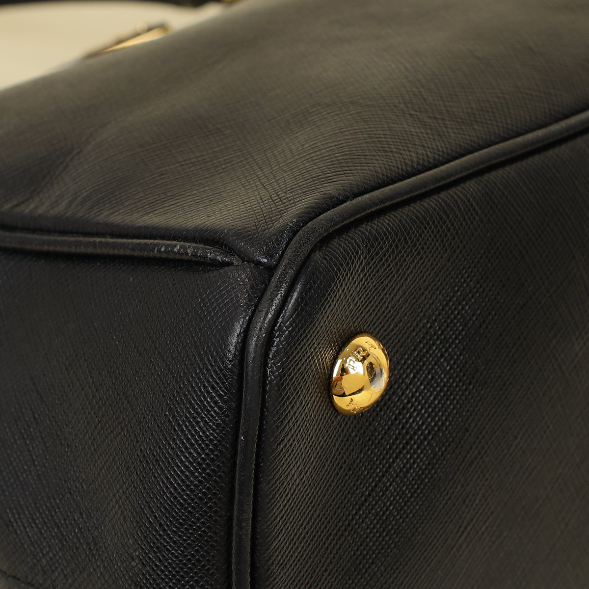 Prada Black Lux Gardener's Small Tote Bag-Prada-THE CLOSET