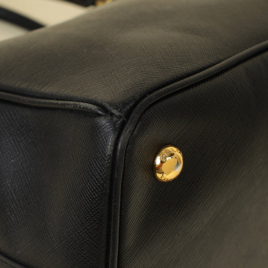 Prada Black Lux Gardener's Small Tote Bag-Prada-THE CLOSET