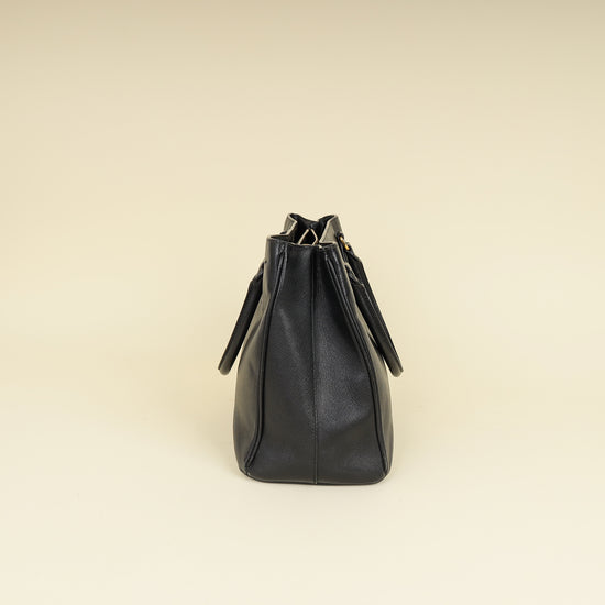 Prada Black Lux Gardener's Small Tote Bag-Prada-THE CLOSET