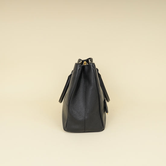 Prada Black Lux Gardener's Small Tote Bag-Prada-THE CLOSET