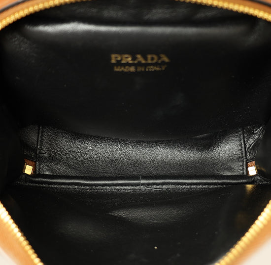 Prada Cognac Odette Mini Bag-Prada-THE CLOSET
