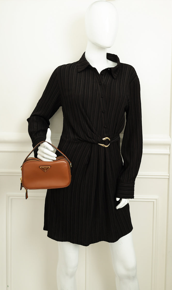 Prada Cognac Odette Mini Bag-Prada-THE CLOSET