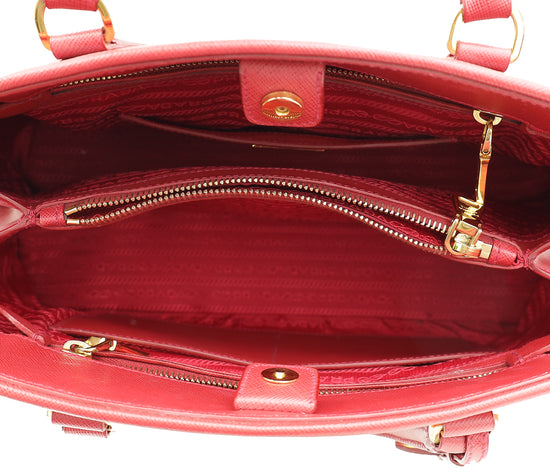 Prada Fuoco Lux Open Promenade Bag