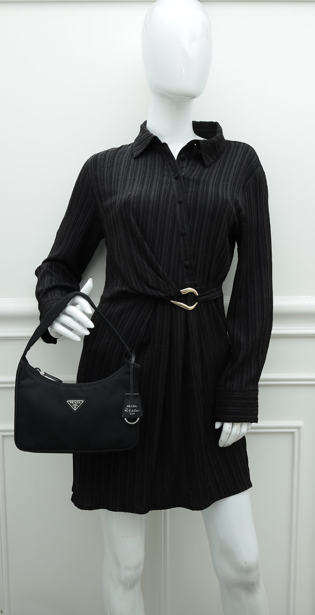 Prada Black Re-Nylon Re-Edition 2000 Mini Bag – The Closet