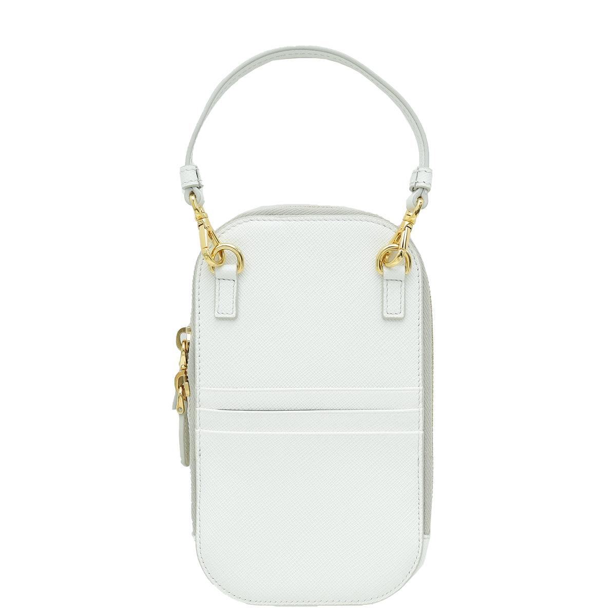 Prada White Lux Phone Mini Bag-Prada-THE CLOSET