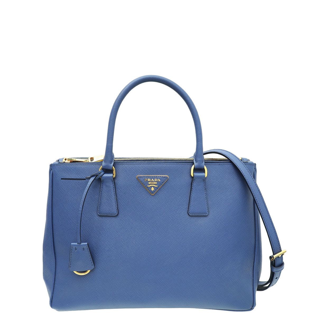 Prada Blue Lux Galleria Large Bag-Prada-THE CLOSET