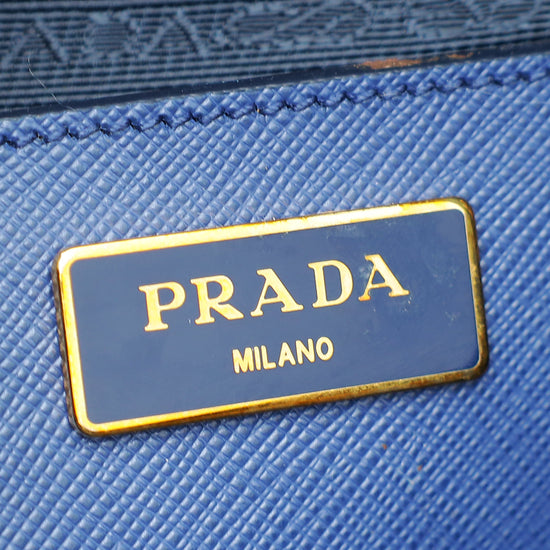 Prada Blue Lux Galleria Large Bag