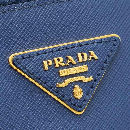 Prada Blue Lux Galleria Large Bag