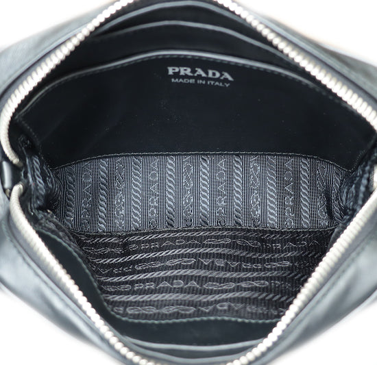 Load image into Gallery viewer, Prada Black Diagramme Shoulder Belt Bag
