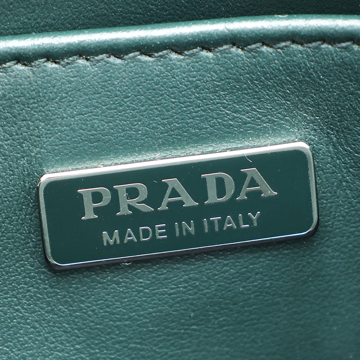 Prada Emerald Green Spazzolato Small Tote Bag – THE CLOSET