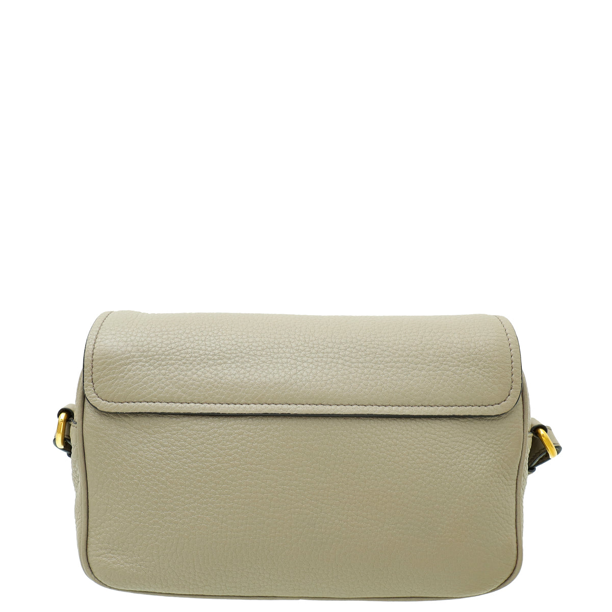 Prada Argilla Gray Vitello Phenix Flap Camera Bag-Prada-THE CLOSET