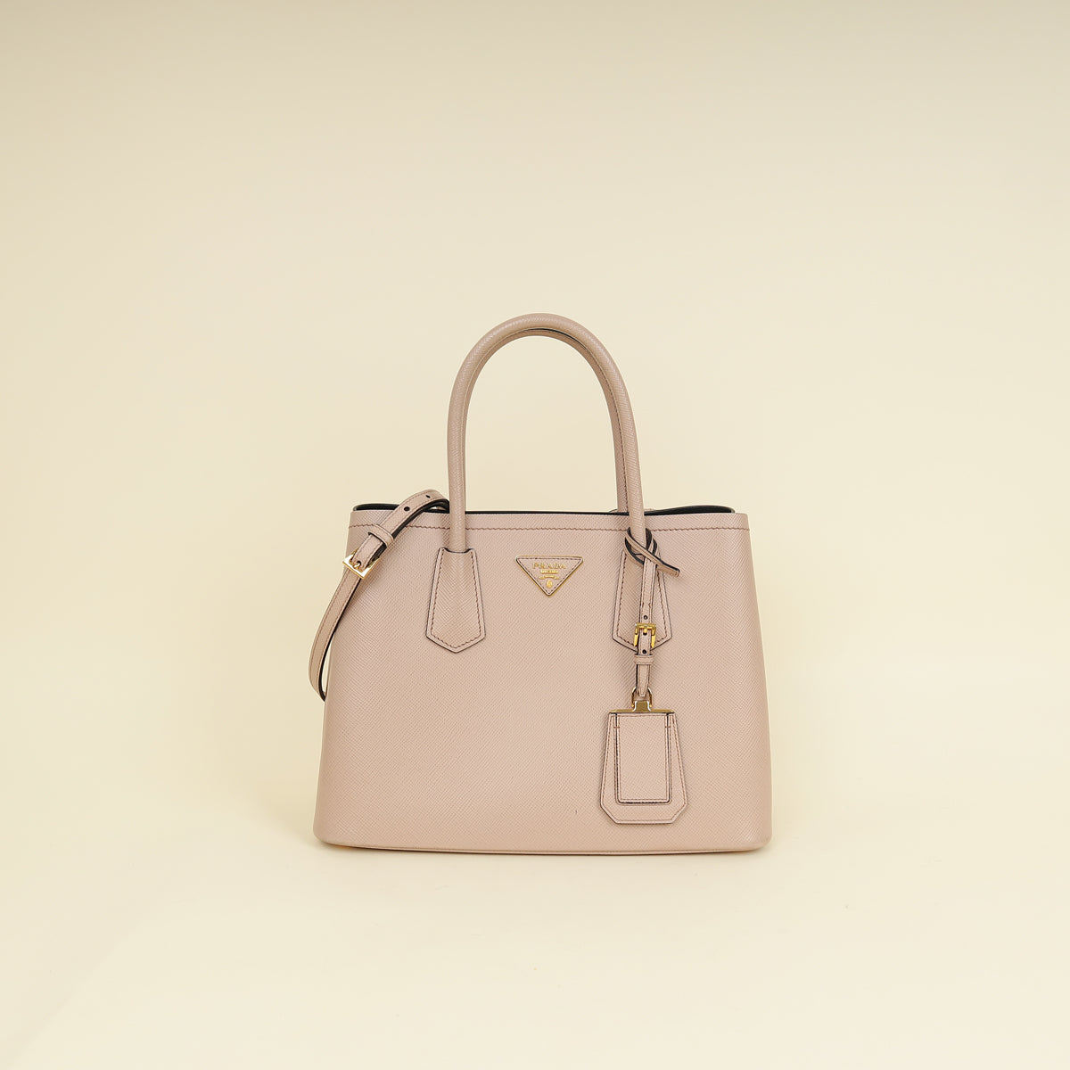 Prada Sand Beige Double bag-Prada-THE CLOSET