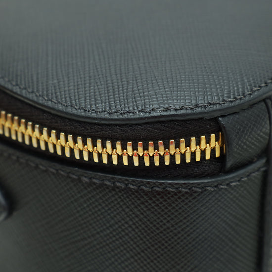 Prada Black Lux Odette Shoulder Bag