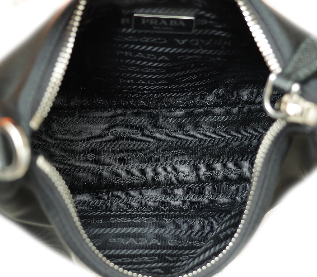 Prada Black Re-Nylon 2005 Re-Edition Bag